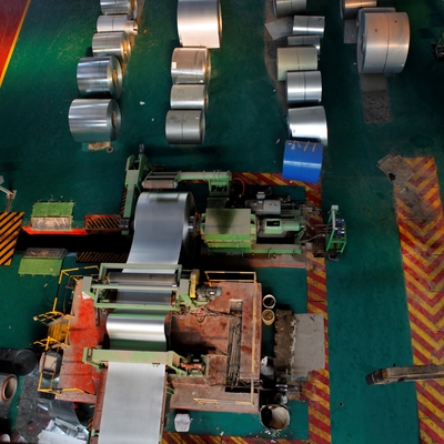 Feuerverzinkungsanlage-ununterbrochene Aluminiumzink-Überzug-Einheit des Jahr-200000t