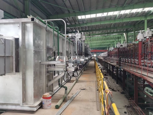 Elektrofeuerverzinkungs-Maschine ununterbrochene 0.4-1.6mm 800mm